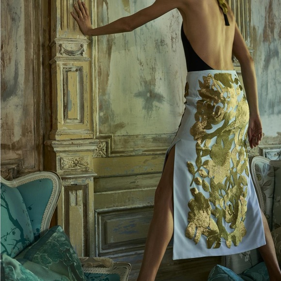 Zara limited edition celeb style sequin midi skirt - Picture 2 of 9